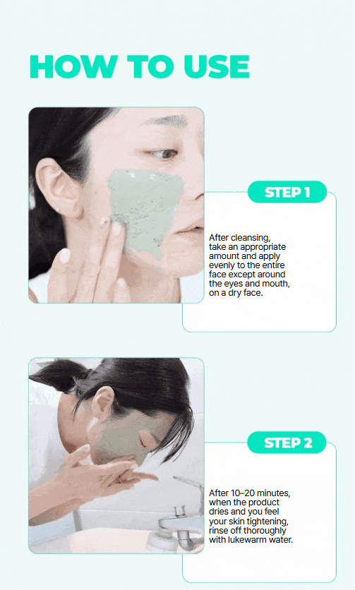 BRING GREEN Tea Tree Cica Pore Clay Pack Strong 3.52 oz.(100g) detail 5