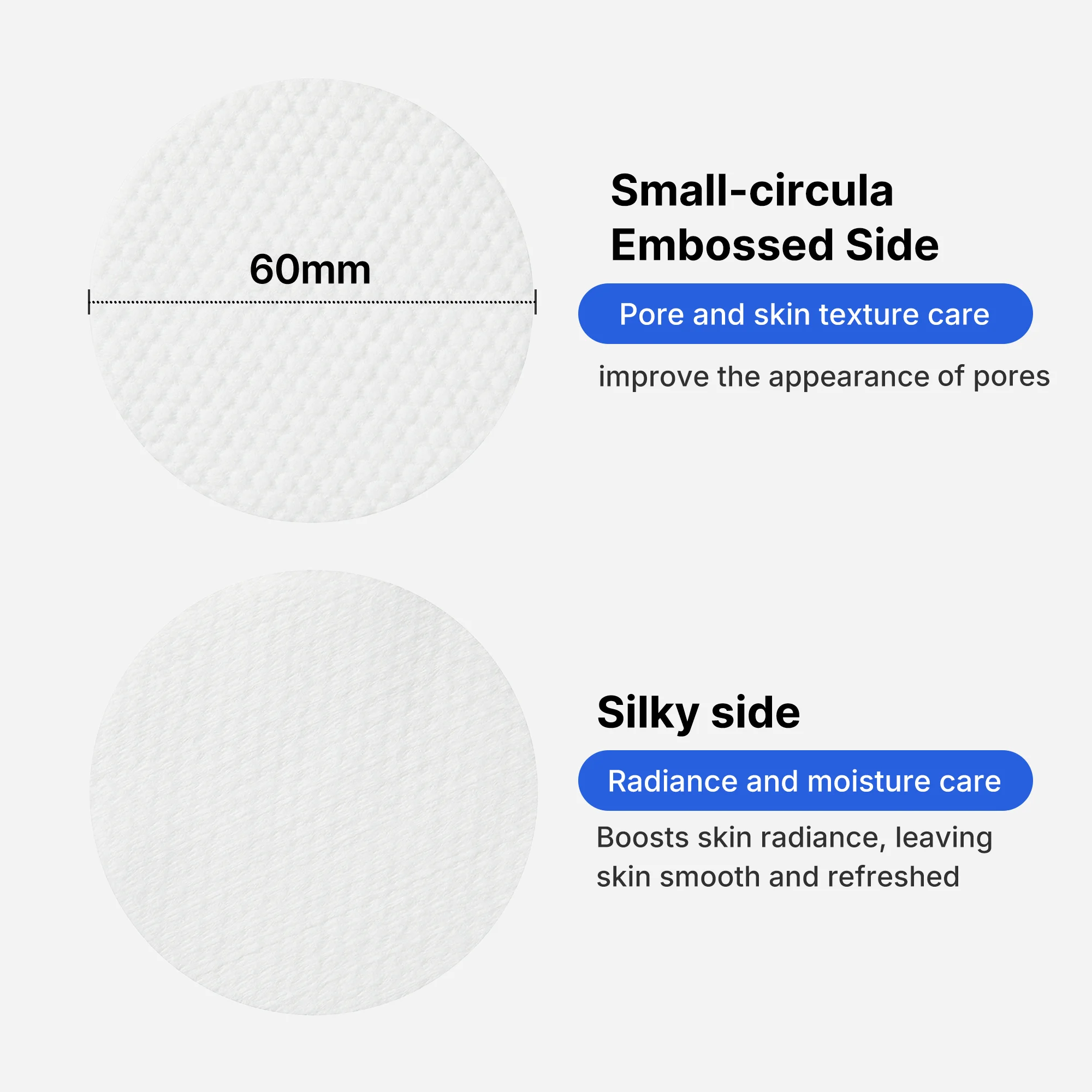 medicube Zero Pore Pad 70ea 5.46 oz.(155g) detail 5