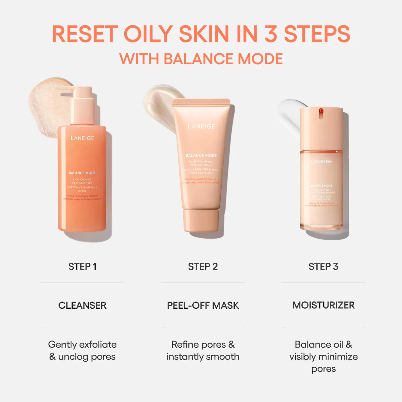 LANEIGE Balance Mode Rice Foaming Deep Cleanser 8.45 fl. oz.(250ml) detail 7
