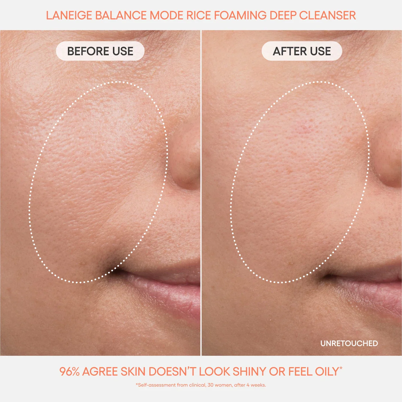 LANEIGE Balance Mode Rice Foaming Deep Cleanser 8.45 fl. oz.(250ml) detail 2