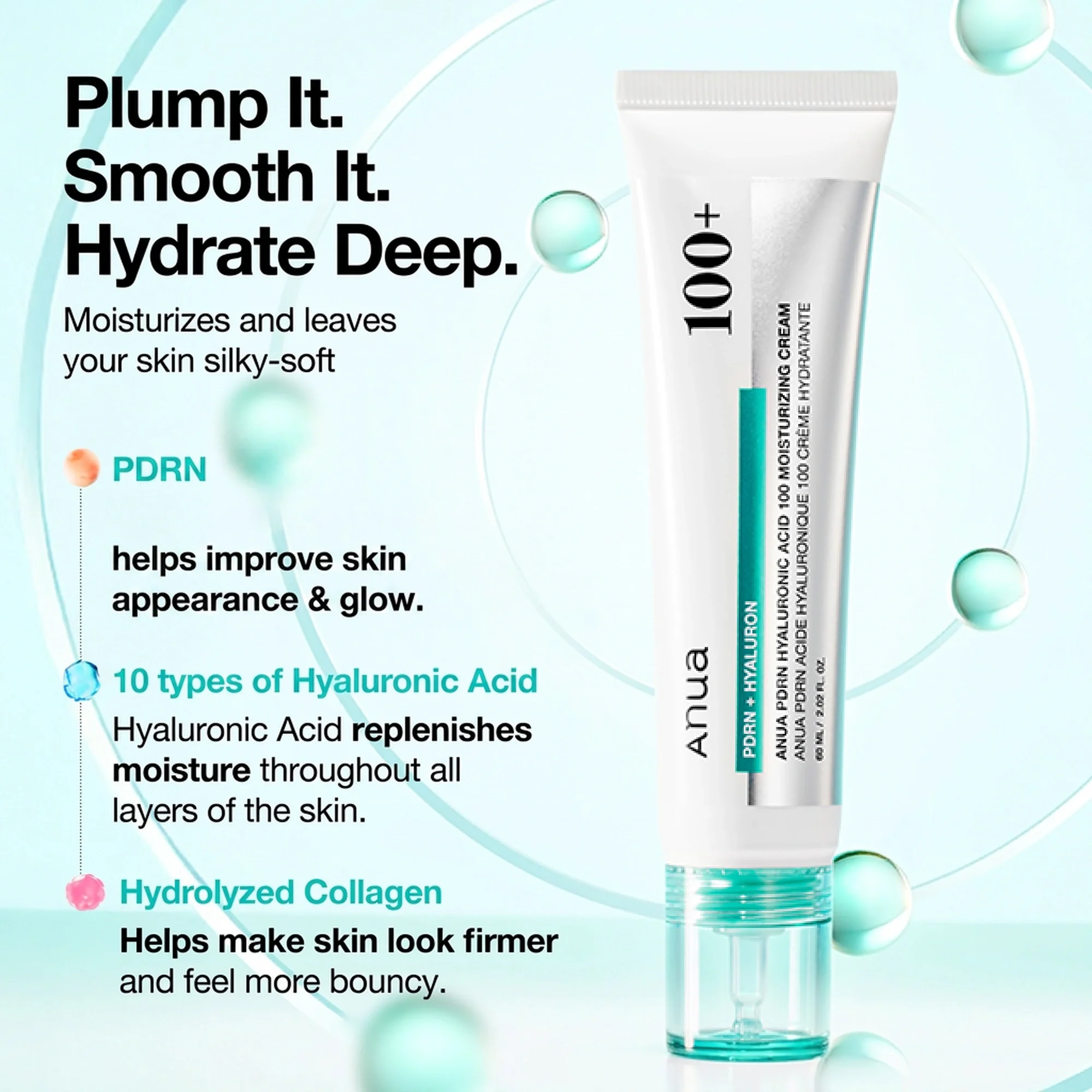 Anua PDRN Hyaluronic Acid Serum 1.01 fl. oz.(30ml) + PDRN Cream 2.02 fl. oz.(60ml) Set detail 6