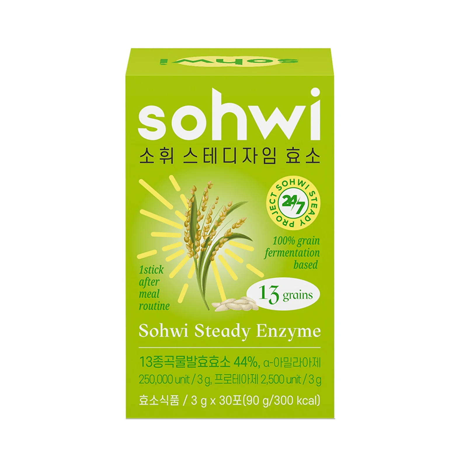 Sohwi Steady Enzyme 0.1 oz.(3g) x 30ea detail 1