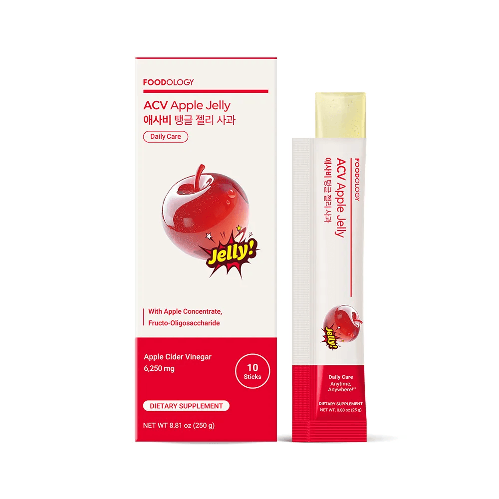[2flavors] FOODOLOGY Acv Jelly 0.88 oz.(25g) x 10ea detail 1