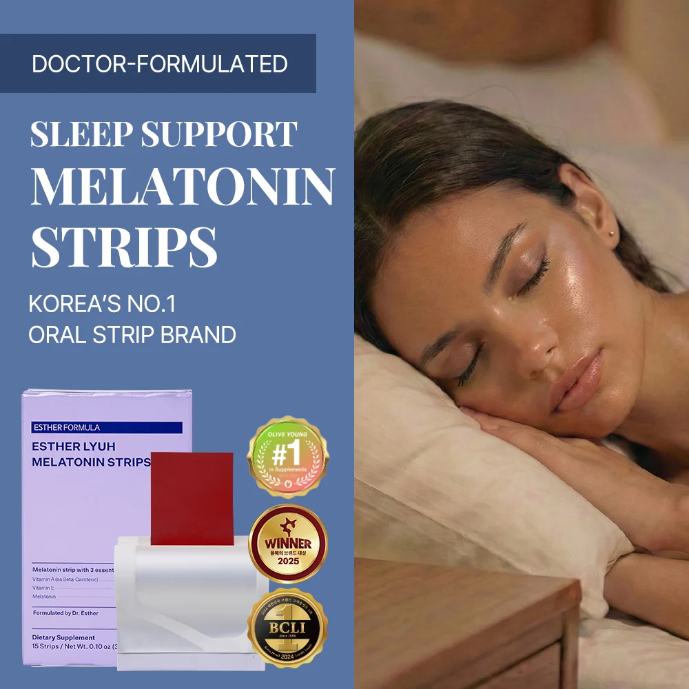 ESTHER FORMULA Esther Lyuh Melatonin Strips 0.007 oz.(0.2g) x 15ea detail 1
