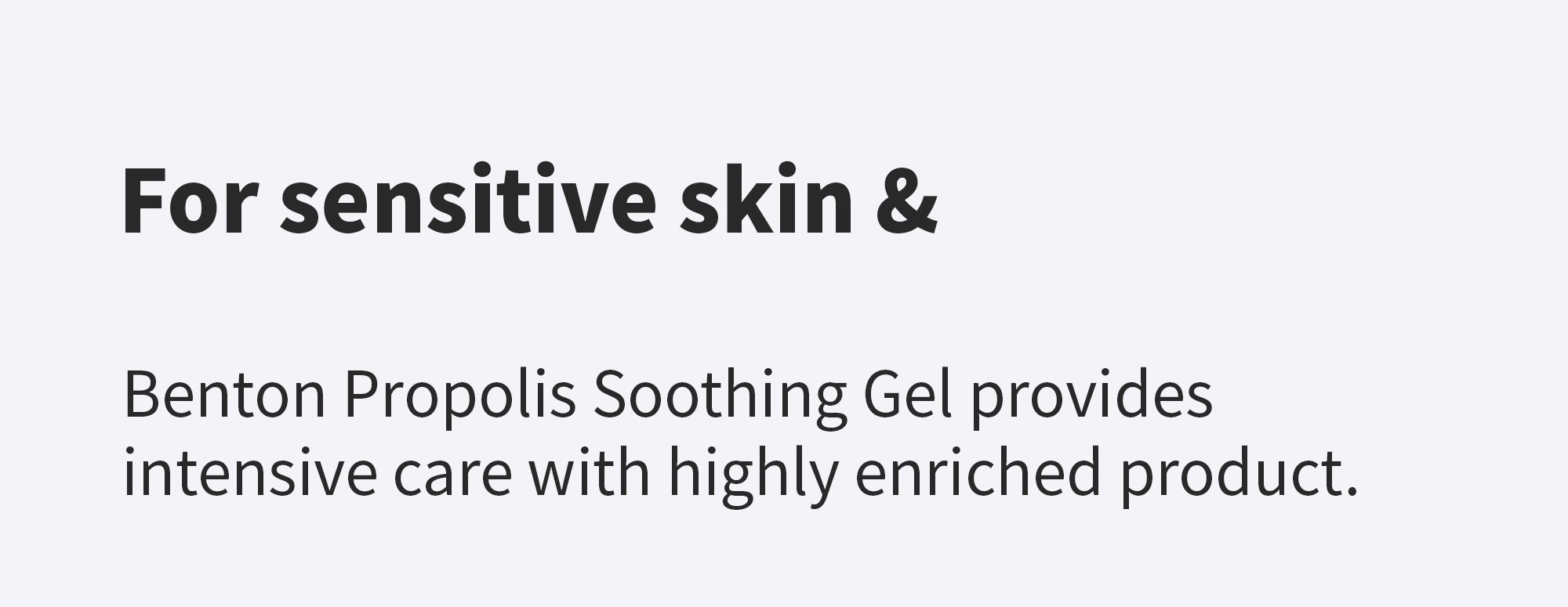 BENTON Aloe Propolis Soothing Gel 3.38 fl. oz.(100ml) detail 1