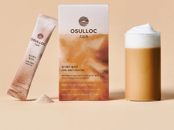 OSULLOC earl Grey Milk Tea 0.7 oz.(20g) x 10ea detail 2