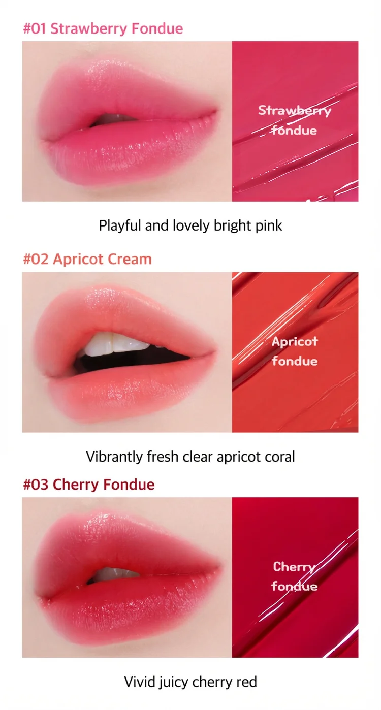 [3colors] CORINGCO Pinkchurros Plumping Glossy Lip 0.07 oz.(2g) detail 1