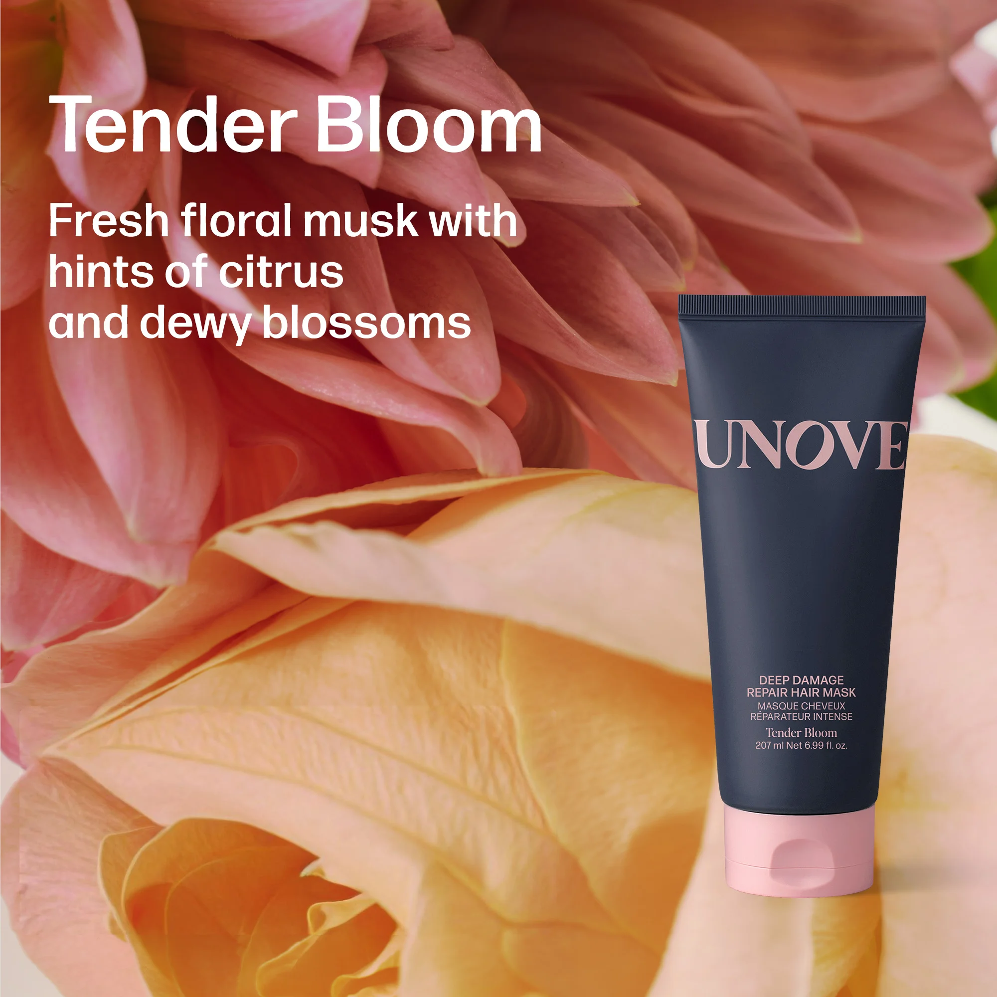 UNOVE Deep Damage Repair Hair Mask Tender Bloom 10.8 fl. oz.(320ml) detail 7
