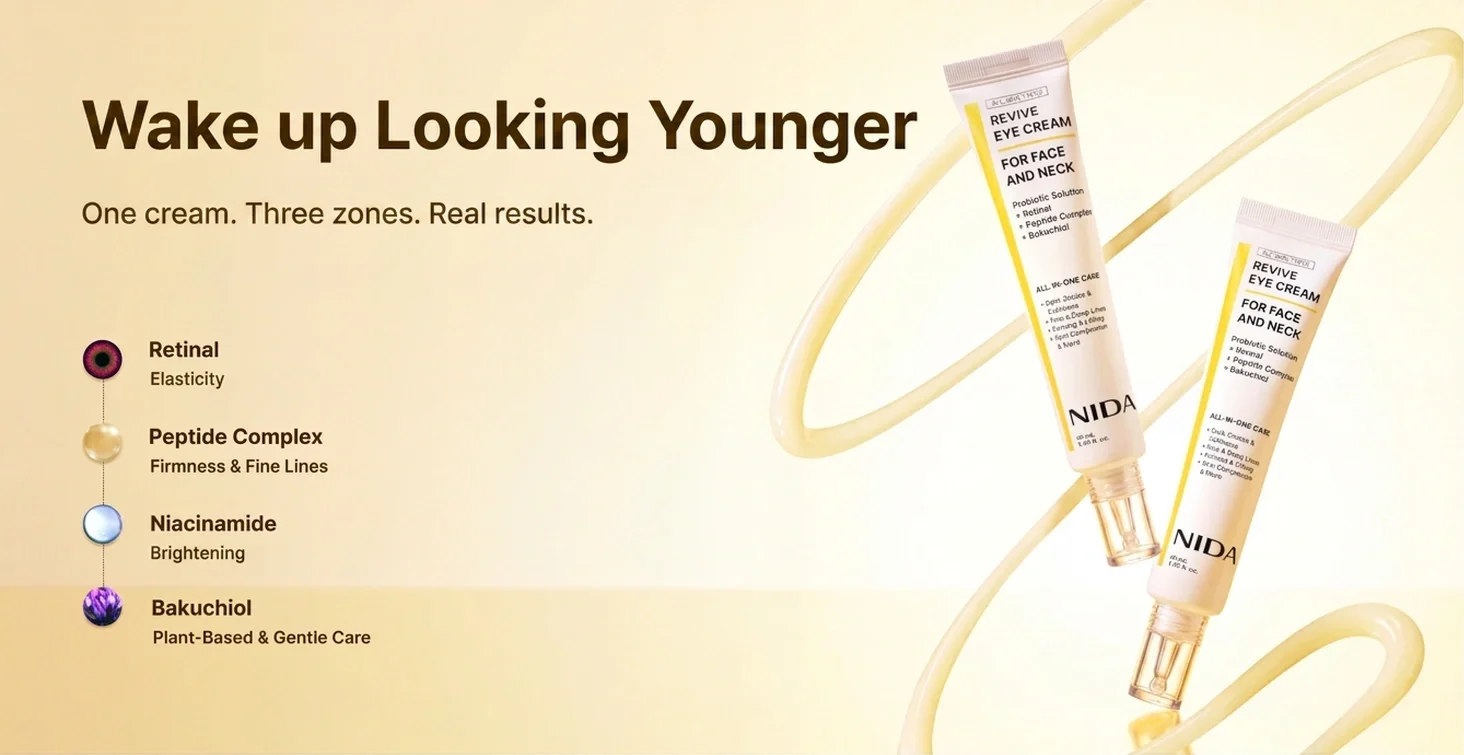 NIDA Revive Eye Cream For Face And Neck 1.35 fl. oz.(40ml) detail 4