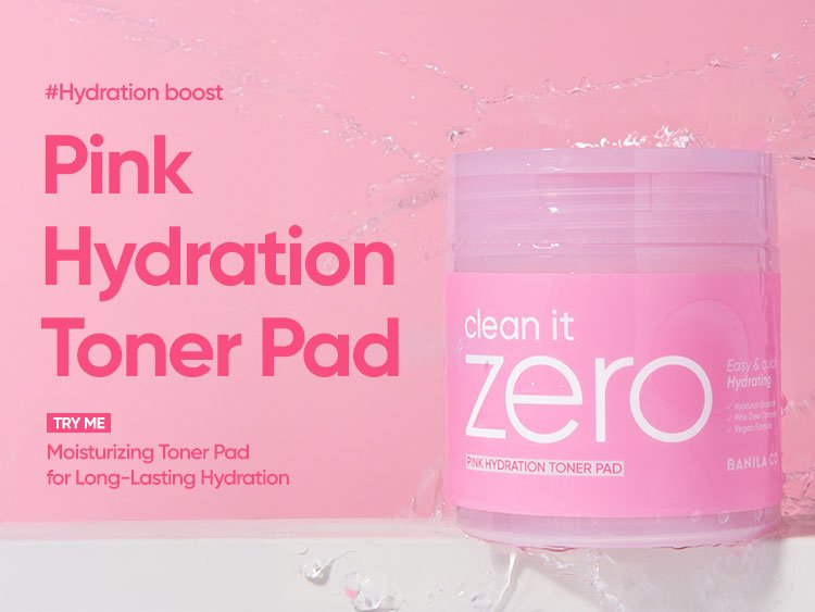 BANILA CO Clean It Zero Pink Hydration Toner Pad 7.95 fl. oz.(235ml) x 70ea detail 1