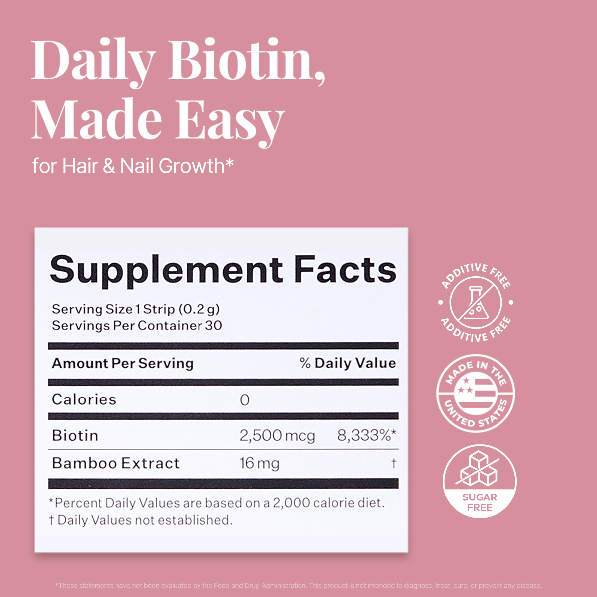 ESTHER FORMULA Esther Lyuh Biotin Strips 0.007 oz.(0.2g) x 15ea - Image 8 of 9