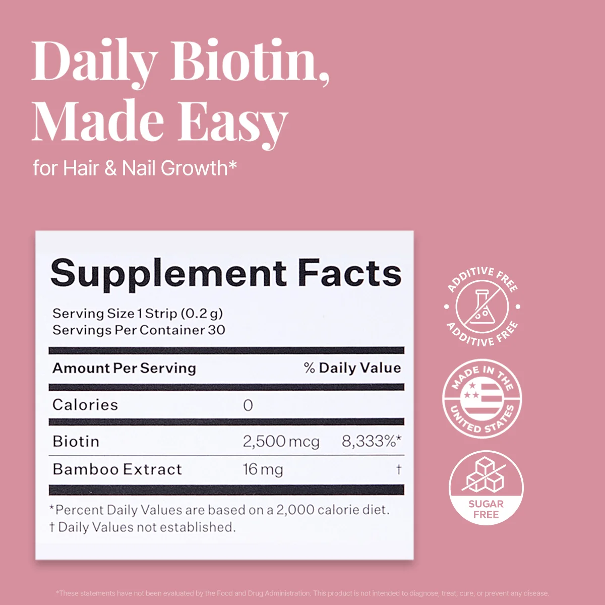 ESTHER FORMULA Esther Lyuh Biotin Strips 0.007 oz.(0.2g) x 15ea detail 8