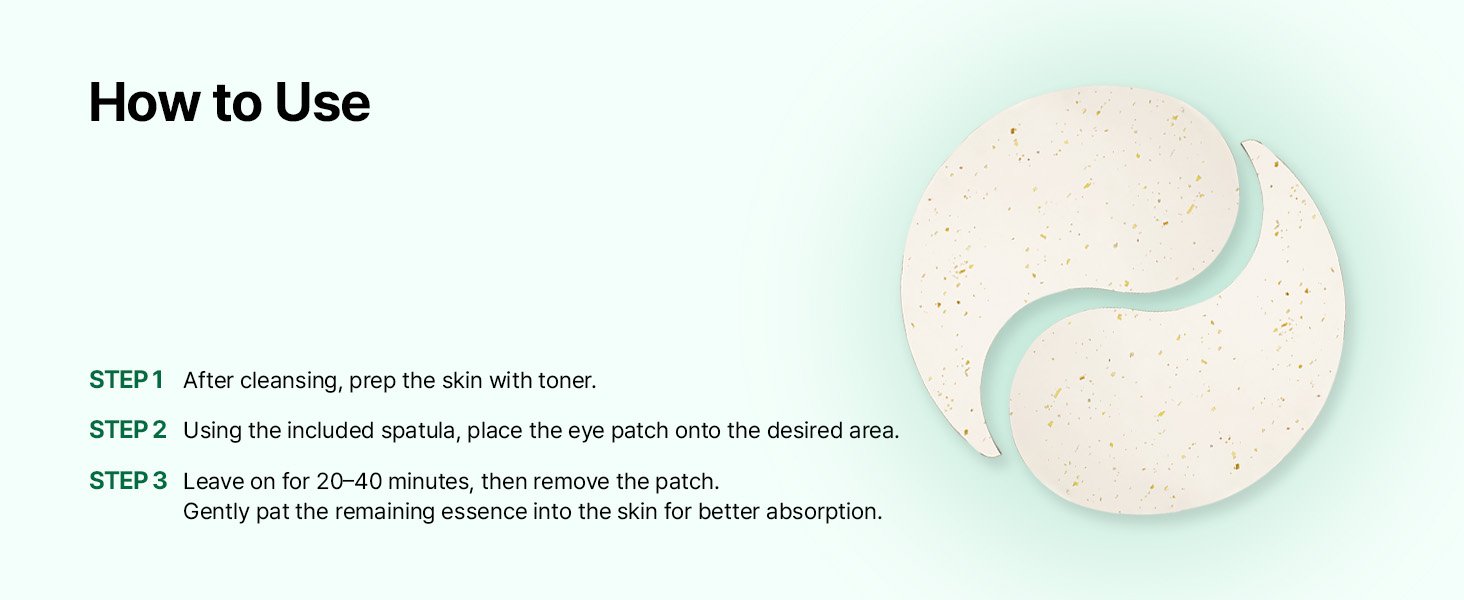 Holika Holika Eyefessional Calming Cica Eye Patch 60 patches 2.96 oz.(84g) detail 3