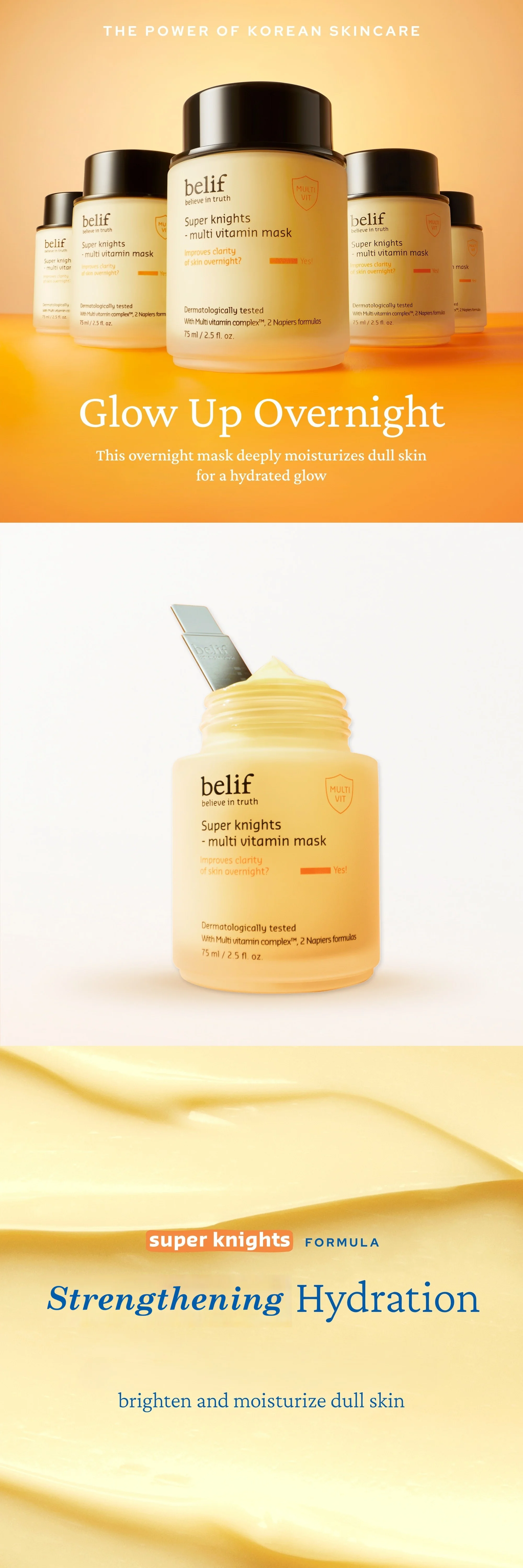 BELIF Super Knights - Multi Vitamin Mask 2.54 fl. oz.(75ml) detail 1