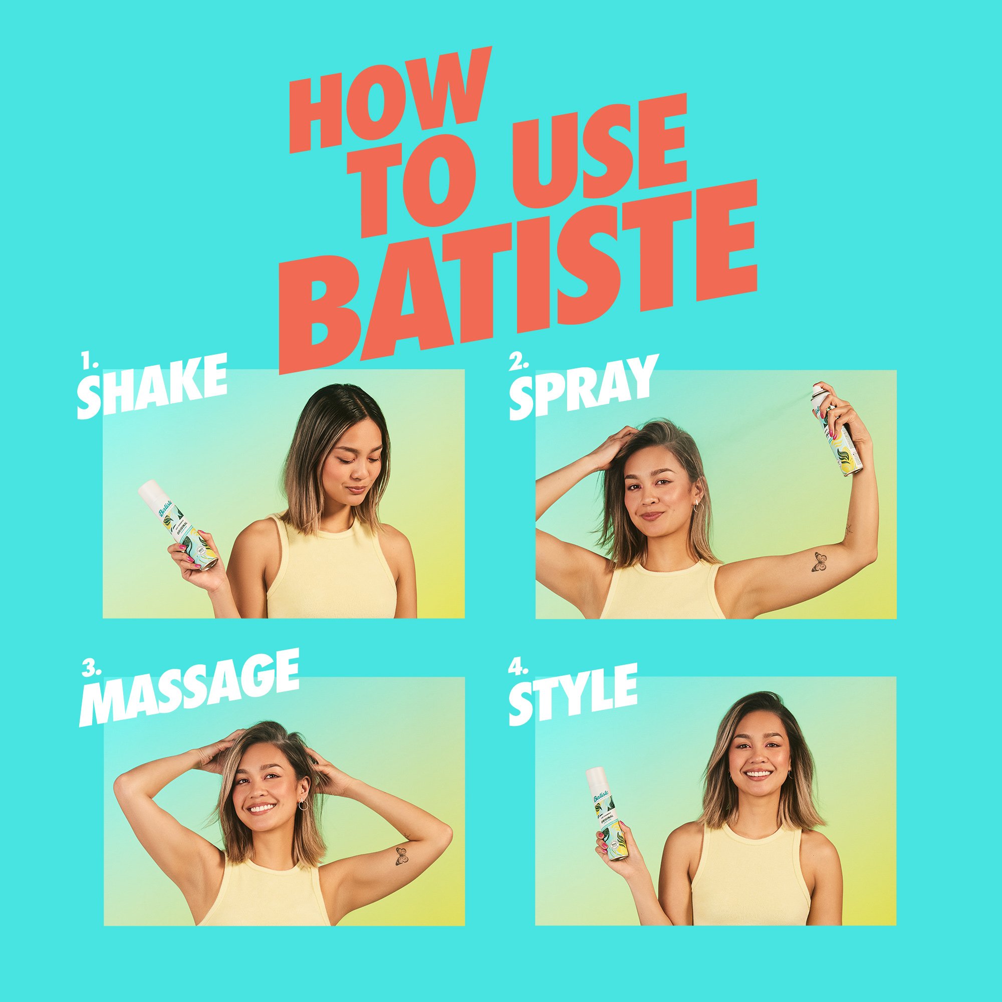 Batiste Bare Dry Shampoo Barely Scented Mini 1.06 oz.(30g) detail 2