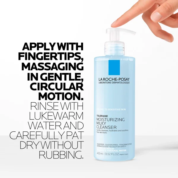 La Roche Posay Toleriane Moisturizing Milky Cleanser13.5 fl. oz.(400ml) detail 3
