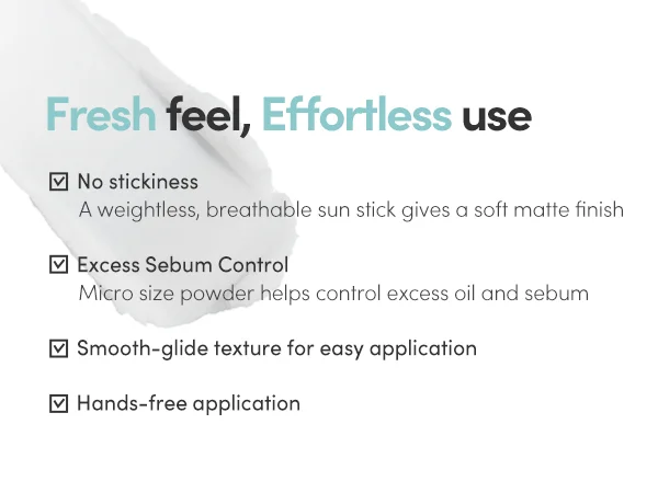 ETUDE Sunprise Mild Airy Finish Sunstick SPF 50 0.67 oz.(19g) detail 2