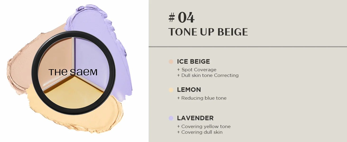 [5colors] THE SAEM Cover Perfection Triple Pot Concealer detail 9