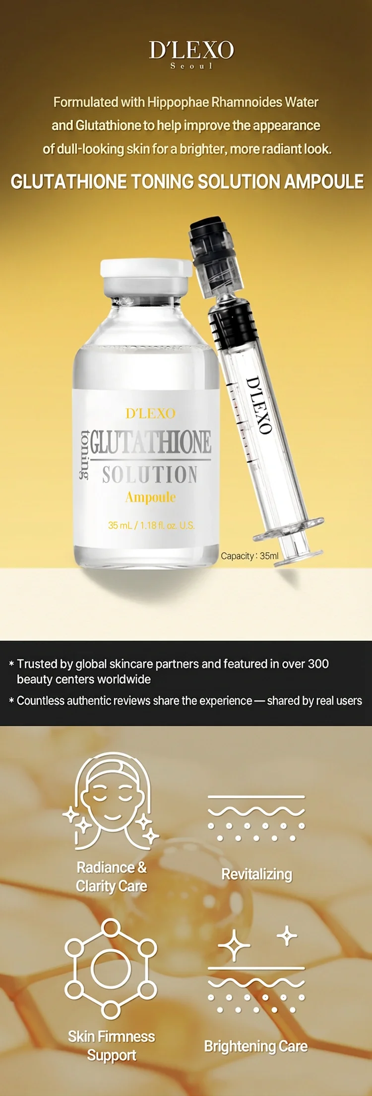 D'Lexo Glutathione Toning Solution Ampoule 1.18 fl. oz.(35ml) detail 10