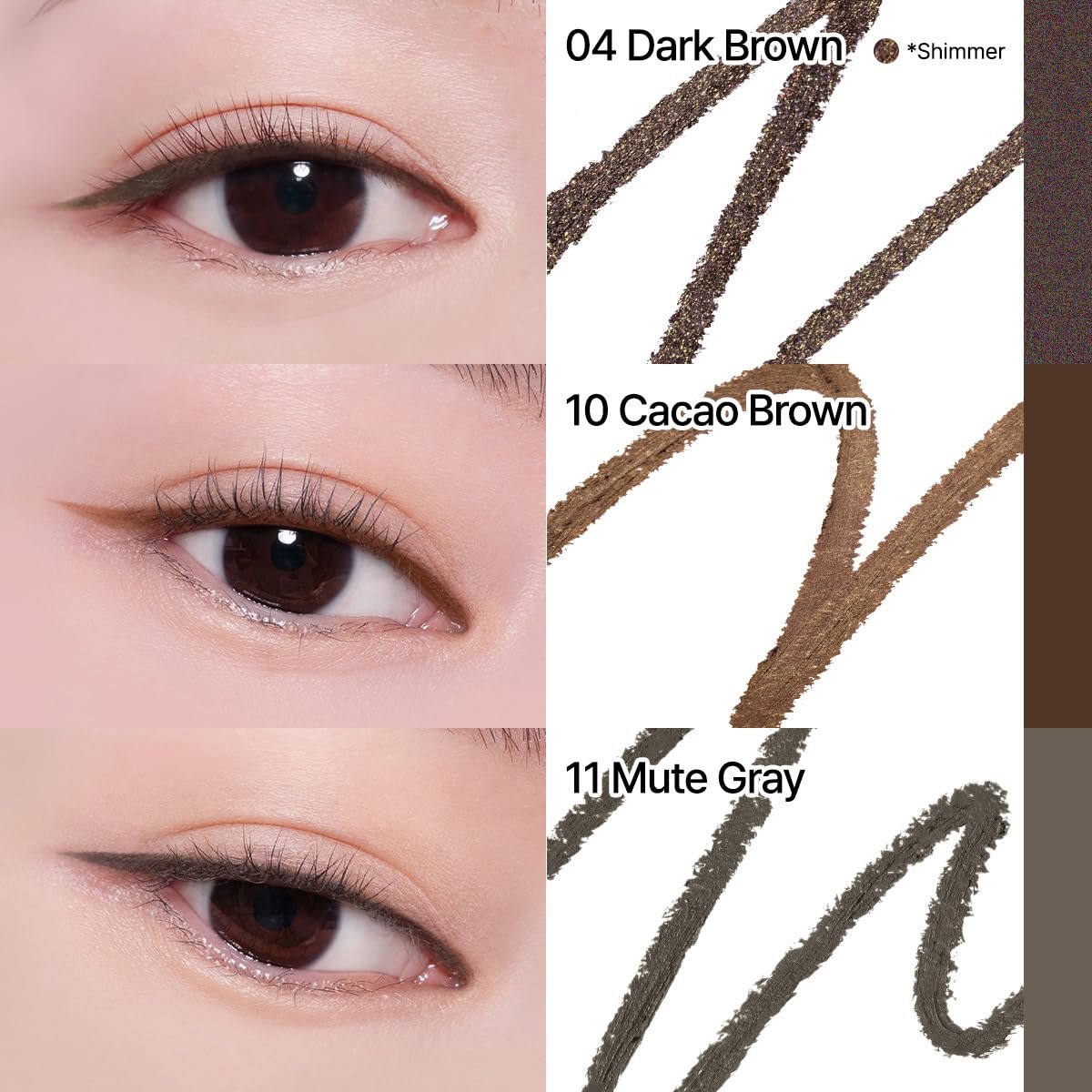 [4colors] CLIO Sharp, So Simple Waterproof Pencil Liner 0.004 oz.(0.14g) detail 7