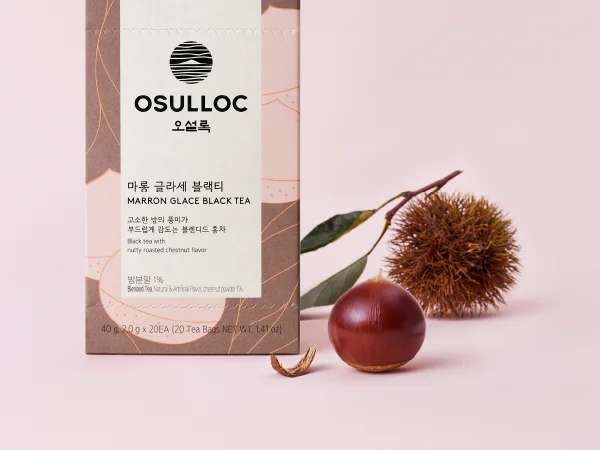 OSULLOC Marron Glace Black Tea 0.07 oz.(2g) x 20ea detail 2
