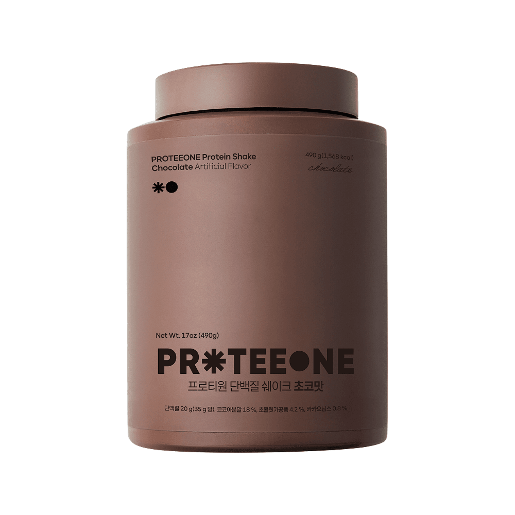 PROTEEONE Protein Shake Chocolate 17 oz.(490g) detail 1