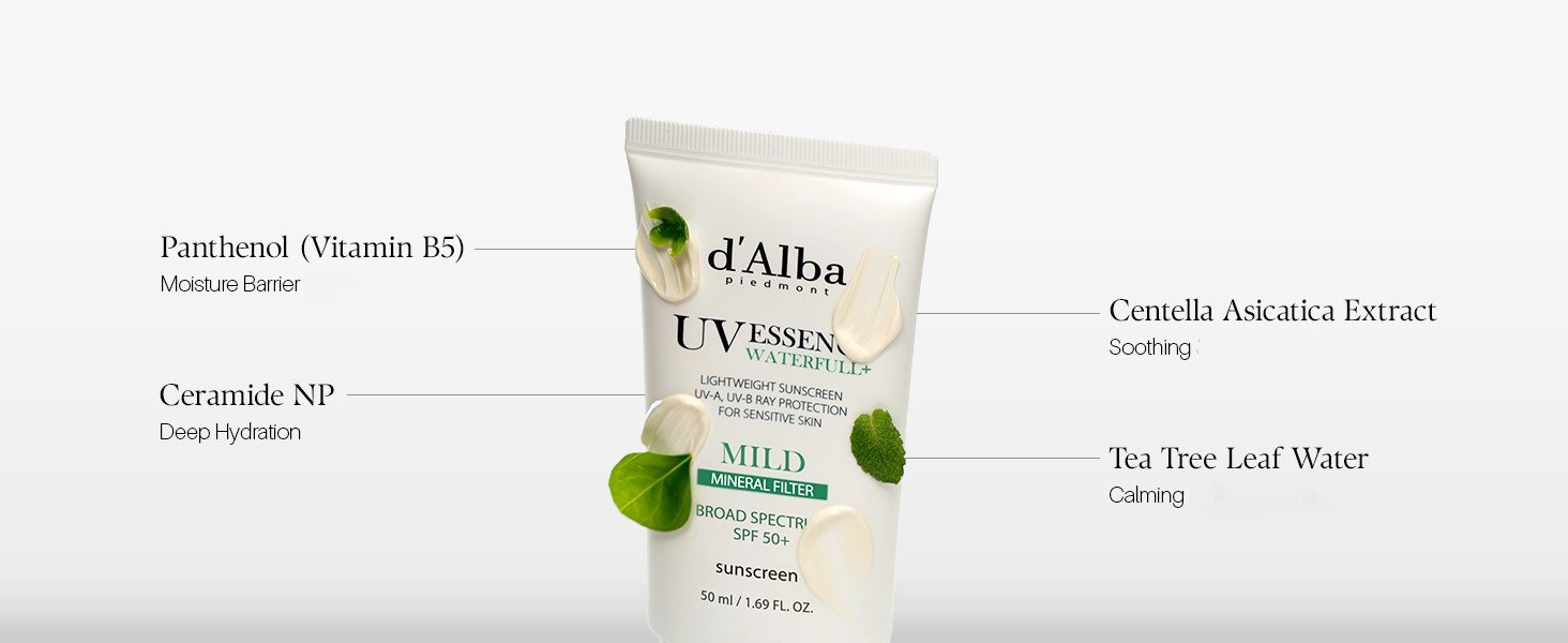 d'Alba Vegan Mild Sunscreen 1.69 fl. oz.(50ml) detail 5
