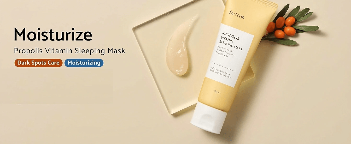 IUNIK Propolis Vitamin Sleeping Mask 2.02 fl. oz.(60ml) detail 2