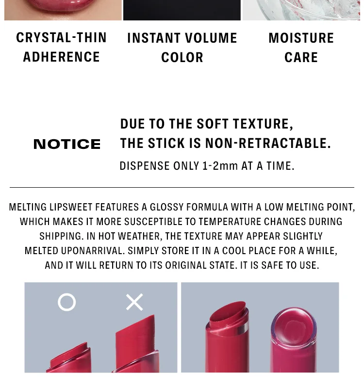 [10colors] BRAYE Melting Lipsweet 0.05 oz.(1.6g) detail 4