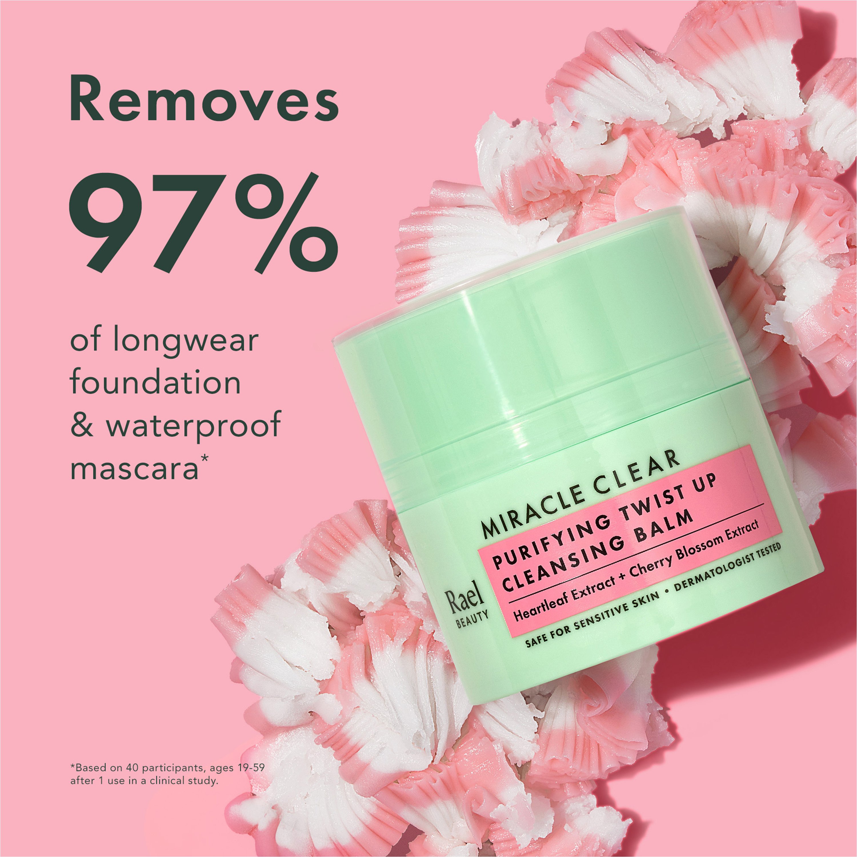 Rael Beauty Miracle Clear Purifying Twist Up Cleansing Balm 1.69 fl oz.(50ml) detail 4