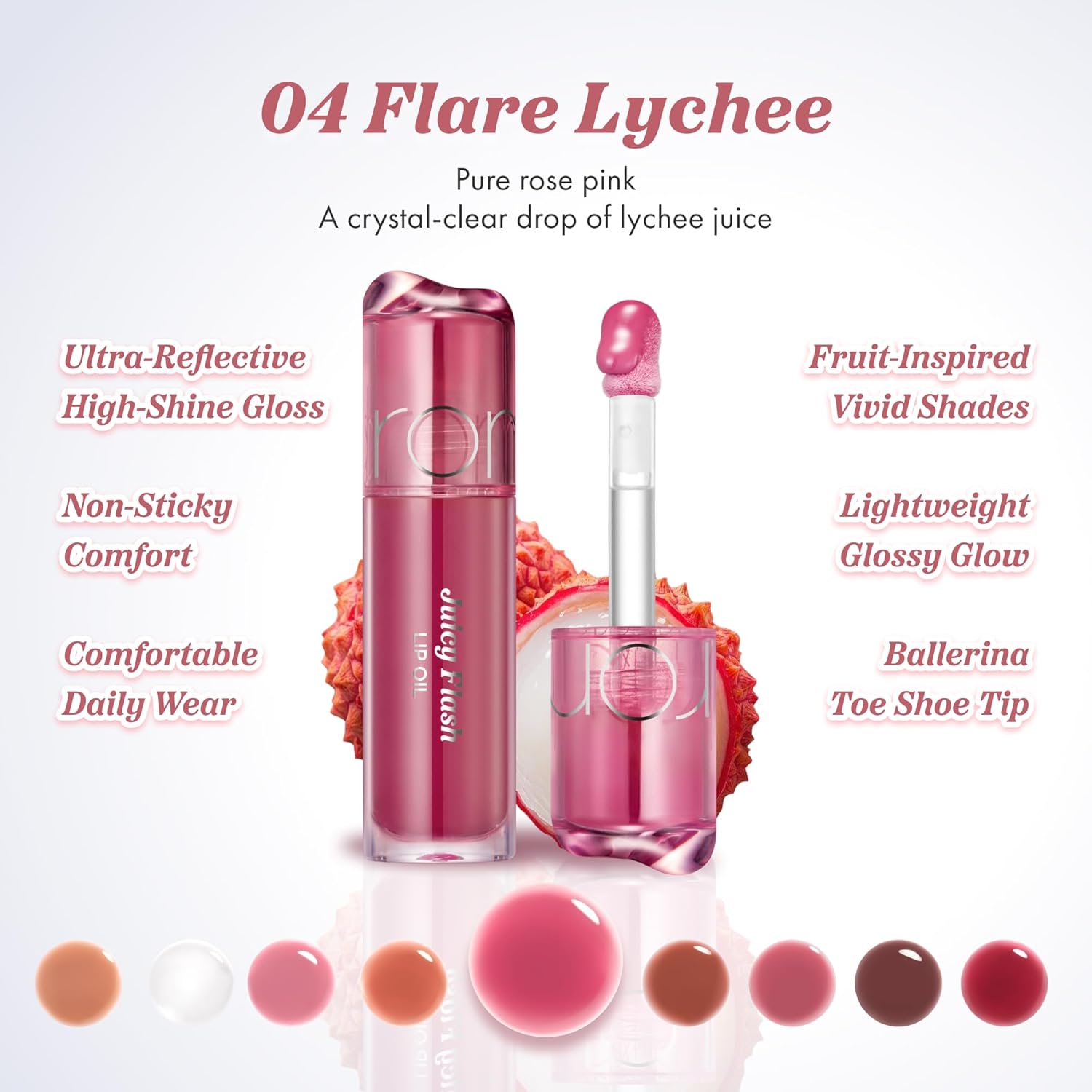 [9colors] rom&nd Juicy Flash Lip Oil 0.17 oz.(4.5g) - Image 7 of 15