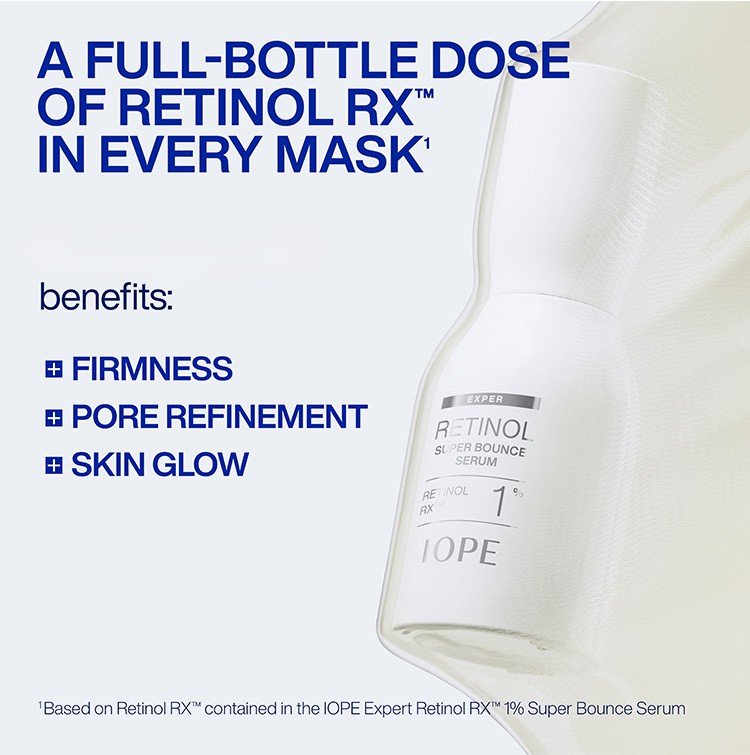 IOPE Expert Retinol Serum Hydrogel Mask 1ea 1.05 oz.(30g) detail 1