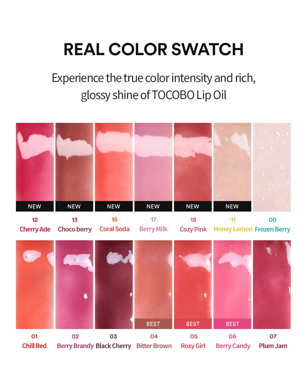 [14colors] TOCOBO Juicy Berry Plumping Lip Oil 0.14 oz.(4g) detail 6