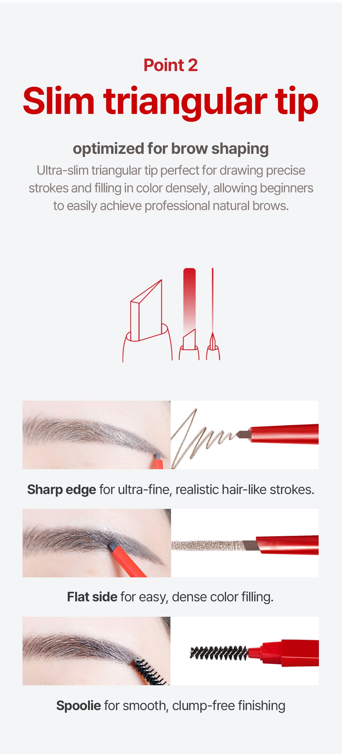 [8colors] espoir The Brow Balance Pencil 0.03 oz.(0.1g) detail 6