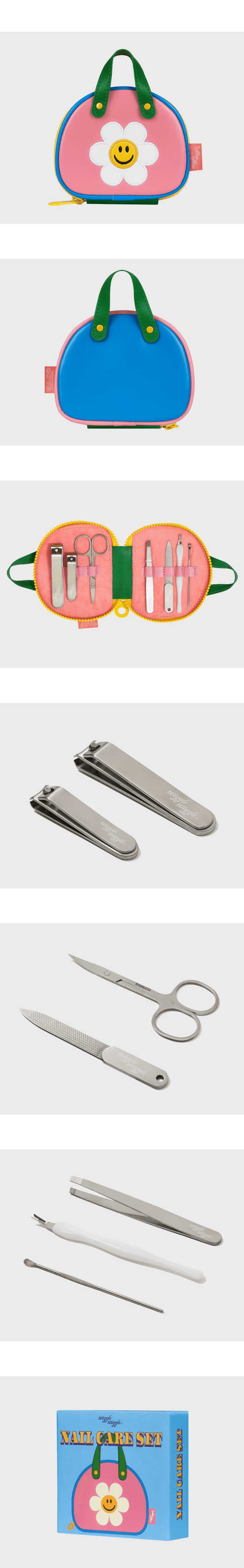 wiggle wiggle Nail Clipper Set - Smile We Love Pink detail 2
