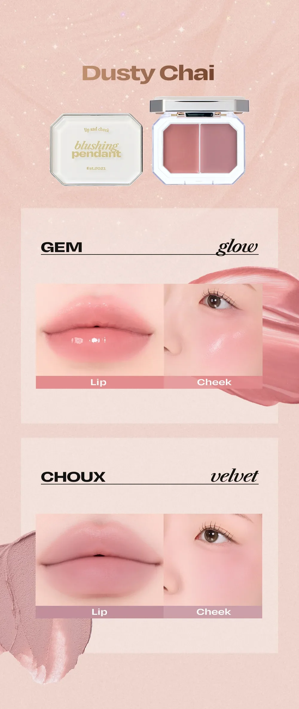[4types] alternativestereo Lip And Cheek Blushing Pendant 0.09 oz.(2.8g) detail 4