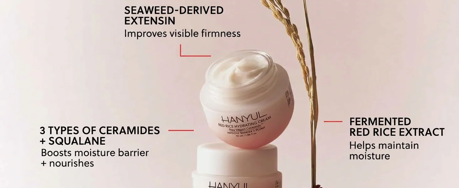 HANYUL Red Rice Hydrating Cream 1.86 fl. oz.(55ml) detail 3
