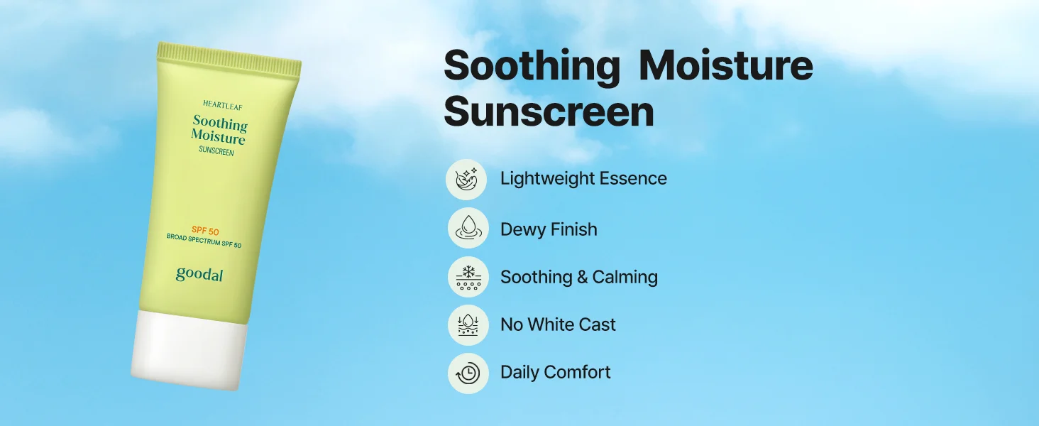 goodal Heartleaf Soothing Moisture Sunscreen 1.69 fl. oz.(50ml) detail 11