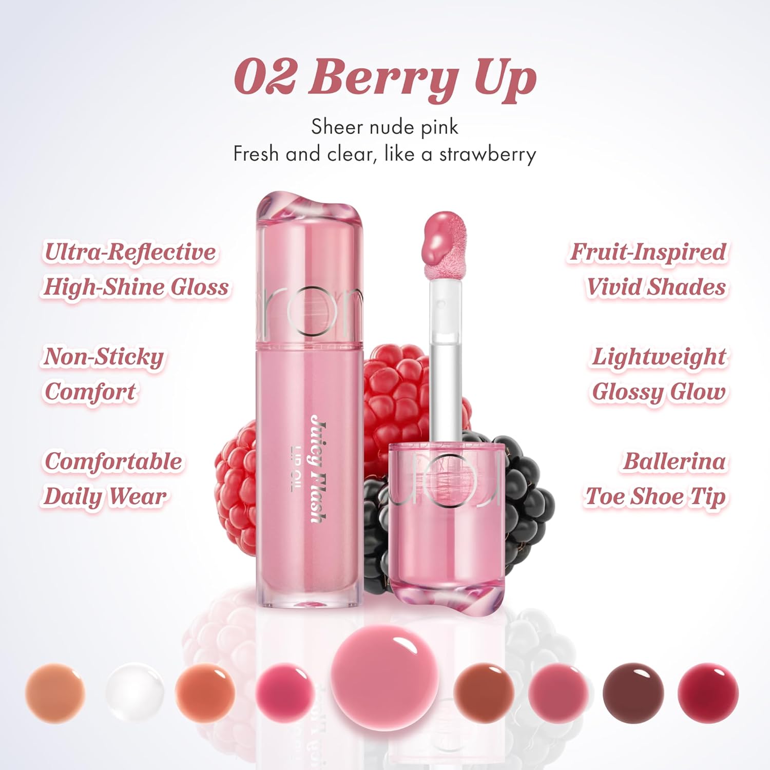 [9colors] rom&nd Juicy Flash Lip Oil 0.17 oz.(4.5g) - Image 5 of 15