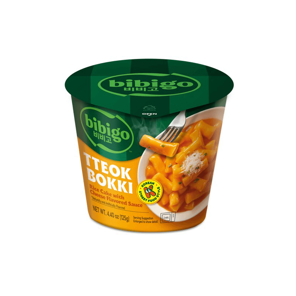 CJ Bibigo Tteokbokki Cup Cheese 4.40 oz.(125g) detail 1
