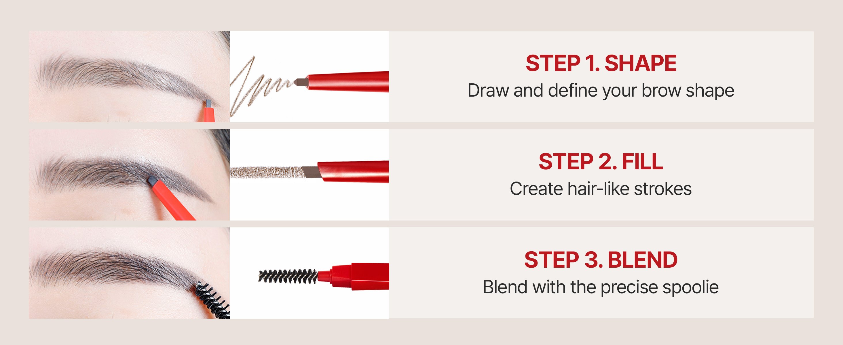 [11colors] espoir The Brow Balance Pencil 0.03 oz.(0.1g) detail 5
