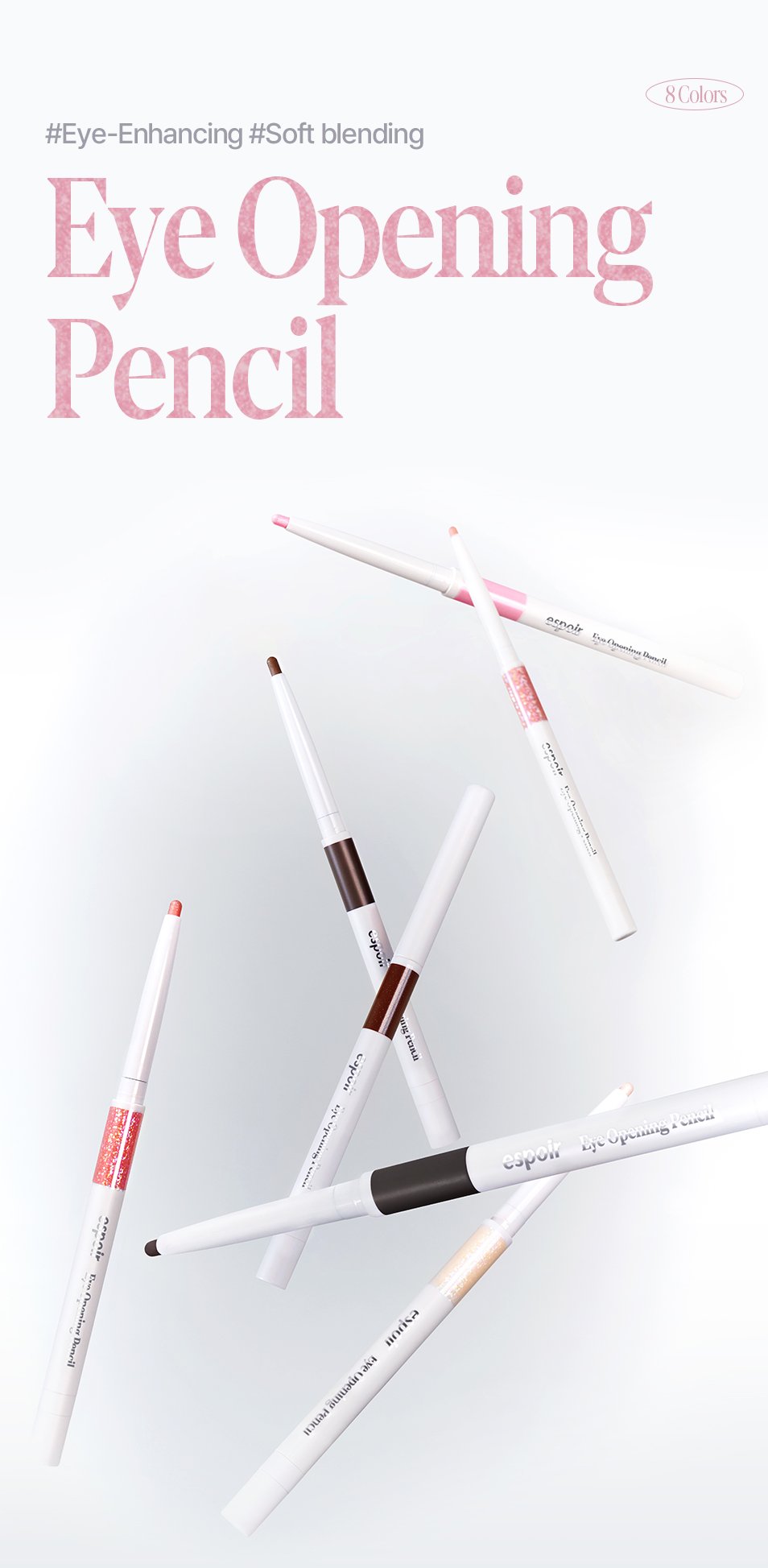 [5colors] espoir Eye Opening Pencil 0.01 oz.(0.3g) detail 1