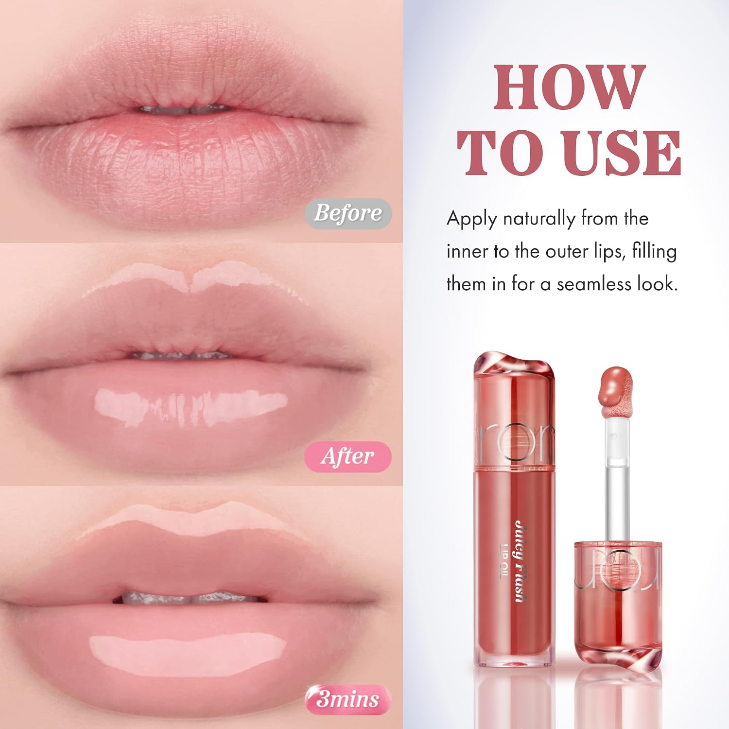 [9colors] rom&nd Juicy Flash Lip Oil 0.17 oz.(4.5g) - Image 13 of 15