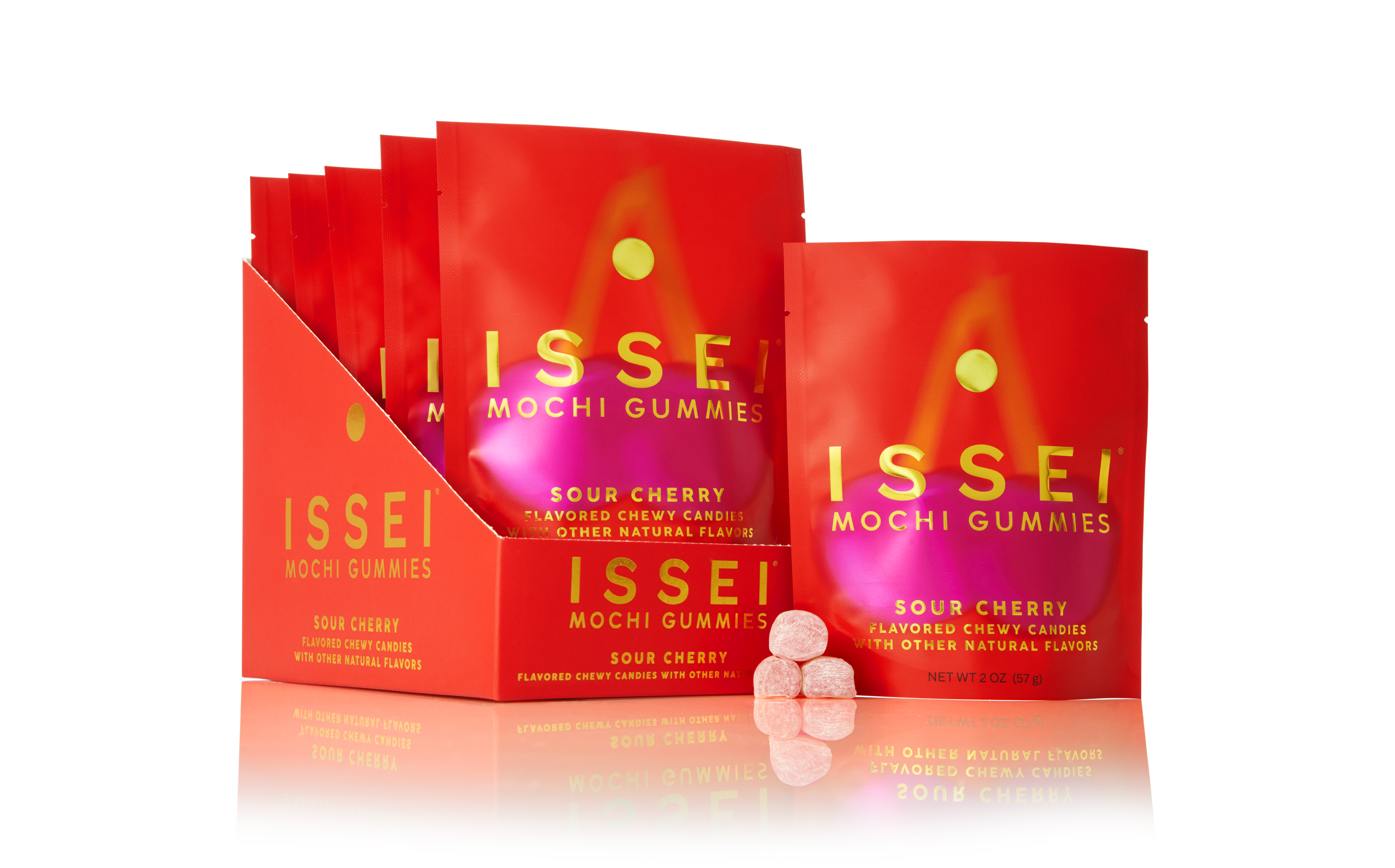 3flavors] Issei Sour Mochi Gummies 2 oz.(57 g) | OLIVE YOUNG US