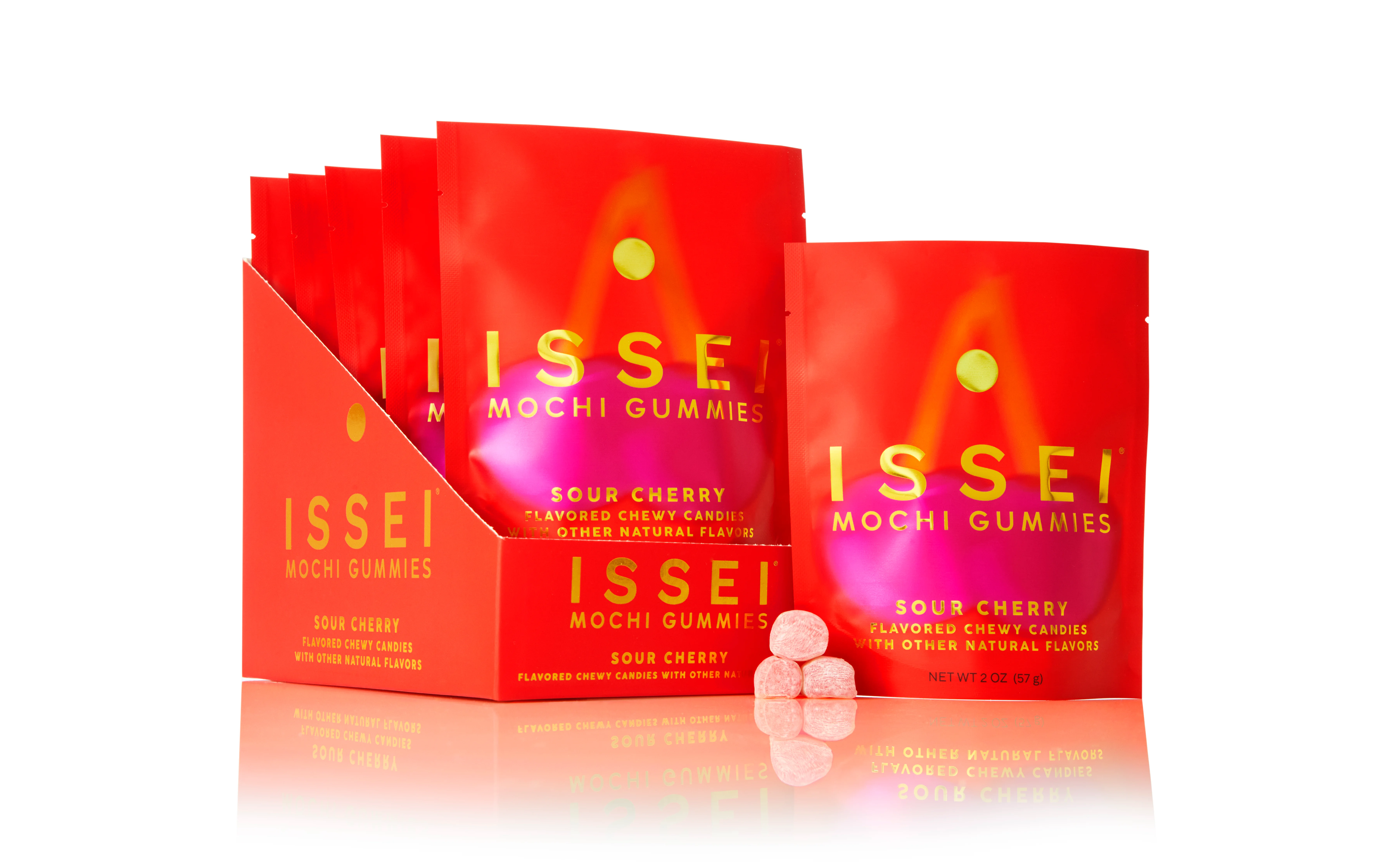[3flavors] Issei Sour Watermelon Mochi Gummies 2 oz.(57 g) detail 2