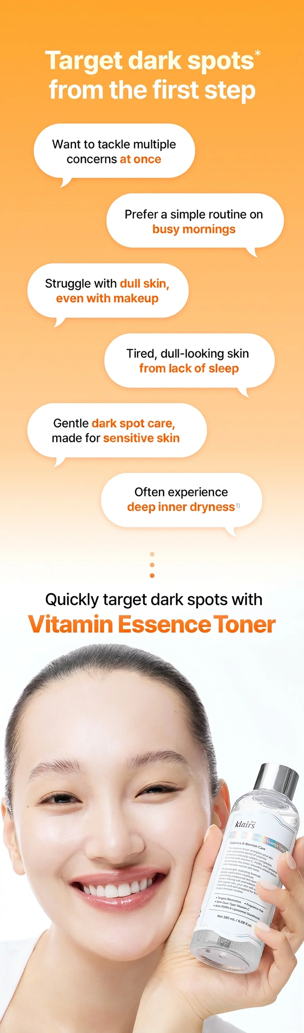 Dear Klairs Vitamin Essence Toner 6.08 fl. oz.(180ml) detail 3