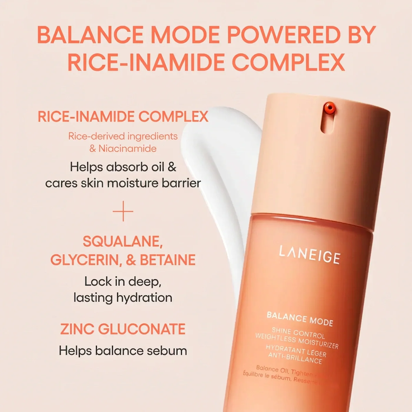 LANEIGE Balance Mode Shine Control Weightless Moisturizer 2.70 fl. oz.(80ml) detail 6