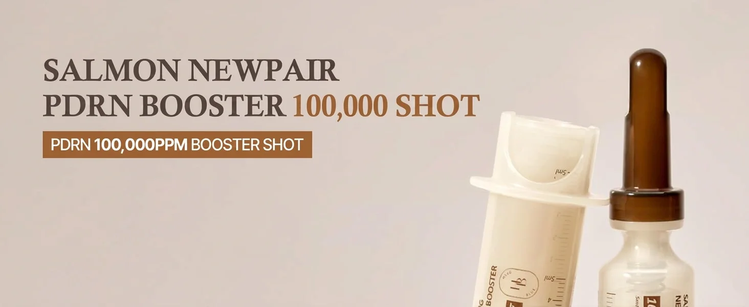HEVEBLUE Salmon Caring Newpair PDRN Booster 100,000 Shot Essence (single) 0.16 fl. oz.(5ml) detail 1