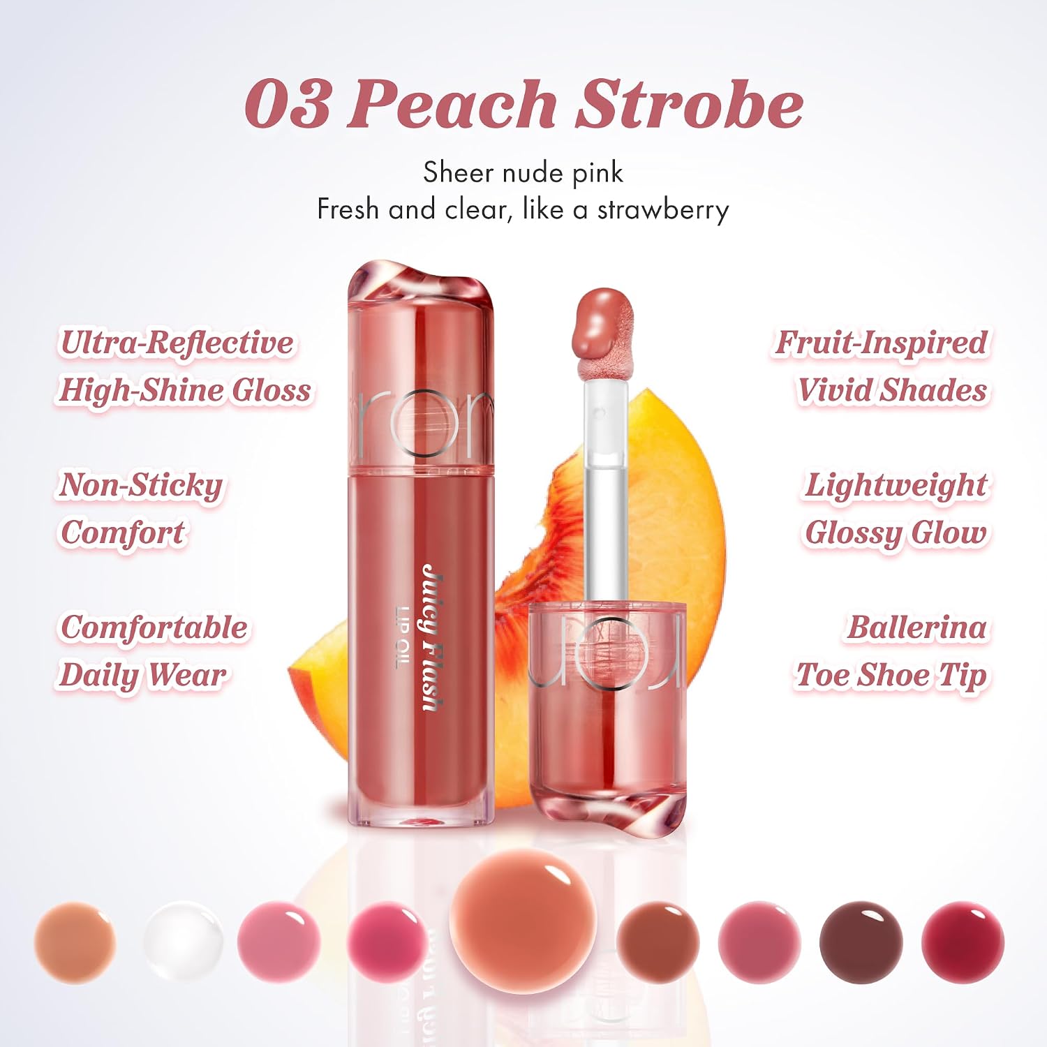 [9colors] rom&nd Juicy Flash Lip Oil 0.17 oz.(4.5g) - Image 6 of 15
