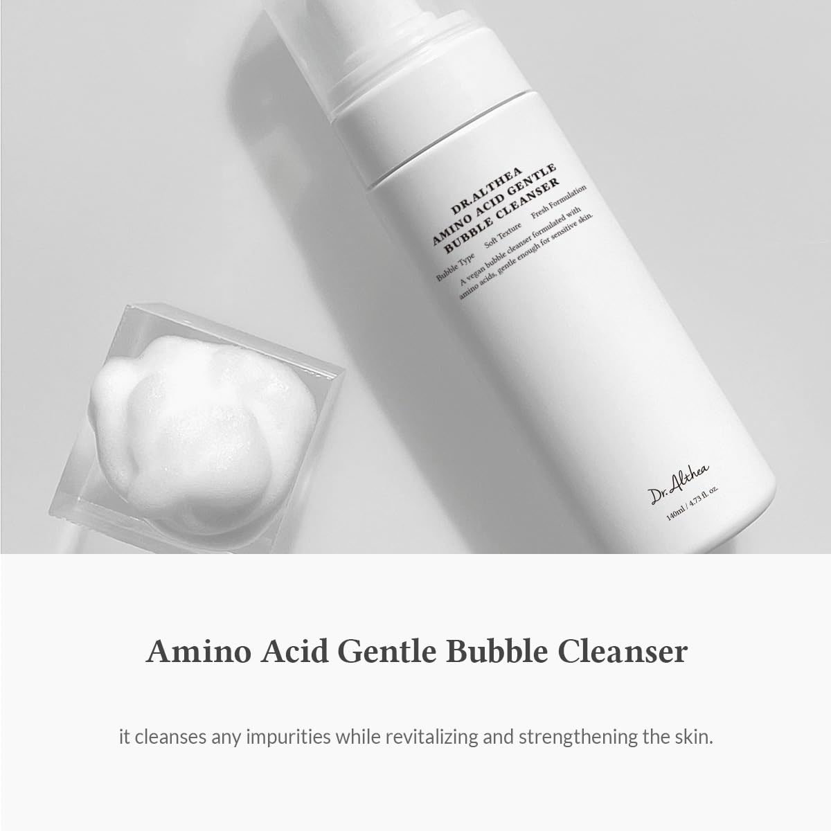 Dr.Althea Amino Acid Gentle Bubble Cleanser 4.73 fl. oz.(140ml) detail 1